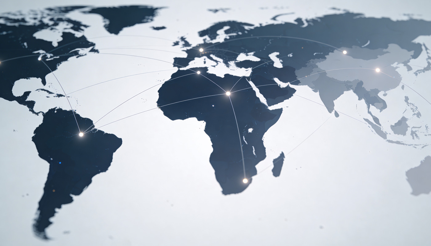 Global business presence map for Vant Nexus